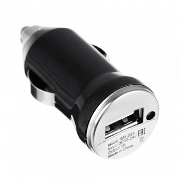 Зарядное устр. USB для прикуривателя 5V-1A. 12-24v /25/931-228