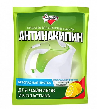 Антинакипин Золушка 75г д/пластиковых чайников /24/Б33-1/АМС
