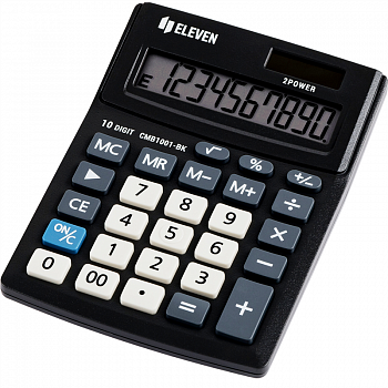 Калькулятор Eleven Business Line CMB1001-BK 10 разр 102*137*31мм /1/339195/Распродажа