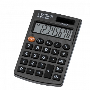 Калькулятор Citizen SLD-200NR карм. 8 разр 62*98*10 /1/268474/Распродажа
