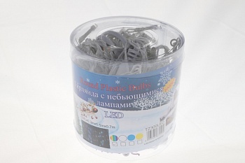 Гирлянда-бахрома Round Plastic Bulbs 3м TZ300L Led разноцв. /1/071-472