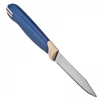 Нож Трамонтина Multicolor 8см кухонный с зуб. (цена за блистер 2шт) /2/871-569