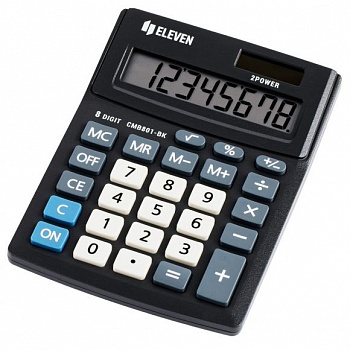 Калькулятор Eleven Business Line CMB801-BK 8 разр 102*137*31мм /1/339197/Распродажа