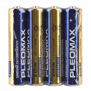 Батарейки Pleomax LR06 4шт алкал. /24/288