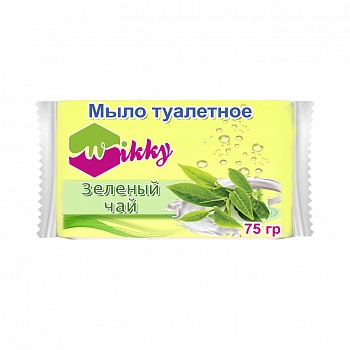 Мыло/т Викки 75г Зеленый чай /90/Акция